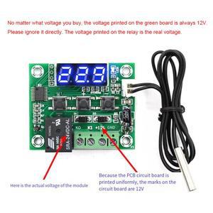 W1209 DC 5V 12V 24V LED 디지털 온도 조절기 제어 스위치 컨트롤러