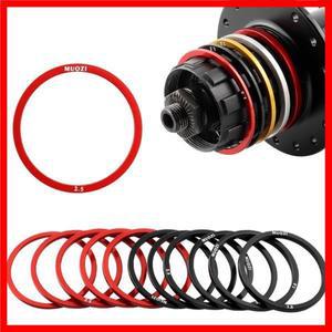 1/4/10PCS 자전거 바텀 브라켓 와셔 1.5 2 2.5 3mm 카세트 가스켓 블랙 알루미늄 합금 조정 스페이서 BB68