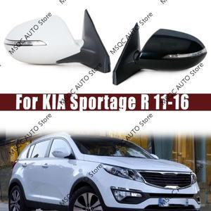 KIA Sportage R 용 자동차 액세서리 2011 외부 백미러 사이드 후면보기 어셈블리 5/7/9pin