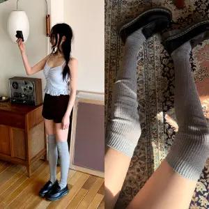 [모코블링] 골지 하이 니삭스 #롱양말 #니삭스