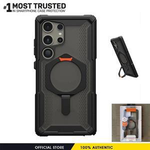 플라즈마 킥스탠드 마그네틱 케이스 삼성 갤럭시 S24 S25 울트라 S23 플러스용 UAG 견고한 아머 충격 방지