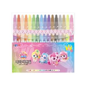 종이나라 프린세스 캐치티니핑 나라색연필 16색 돌돌이 색연필