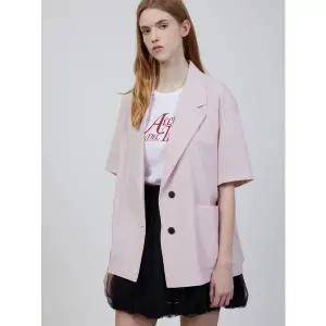 [ZOOC](천안아산점)쥬크 오보핏 하프 슬리브 자켓/Z252MSF025