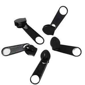 블랙 지퍼고리 지퍼플러 3호 5호 8호 10호 지퍼헤드 수선 자크고리 가방 외투