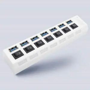무전원 USB 3.0 개별 멀티 스위치 7포트 허브