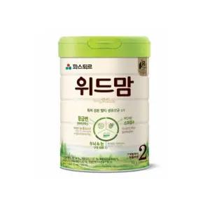 파스퇴르 무항생제 위드맘 2단계 750g 1통
