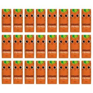 오가닉유기농 크니 사과당근 125ml 24개입 아기주스 한박스