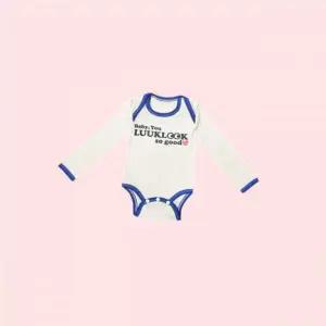 루크루크스튜디오 P0000BUV YOU LUUKLOOK SO GOOD 베이비 ONESIE GLOW 블루 4396612