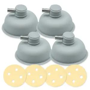 간섭파 ICT 도자컵(암) 6cm 1조 4개+A타입 간섭파 스펀지 원형(구멍있음) 5.5cm 1조(4개)