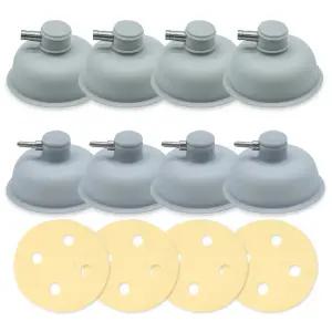 간섭파 도자컵 (암+수) 1조 4개+스펀지 6cm (구멍있음) 세트 텐스 흡입컵 텐스 저주파 소모품