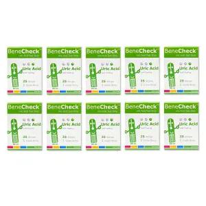 베네첵 요산 시험지 25매 요산체크 검사지 x10개