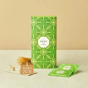 [CJ] 제일명인 우리밀말차웨이퍼샌드 선물세트 x20개