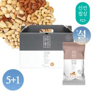 [산과들에][5+1] 순수누리 30봉 설 명절 선물세트 / 견과 견과류 간식