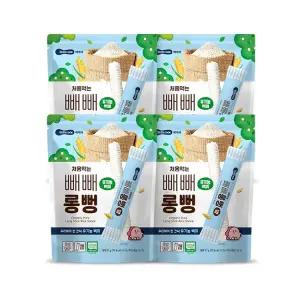 [베베쿡] 처음먹는 빼빼롱뻥 유기농 백미 4봉