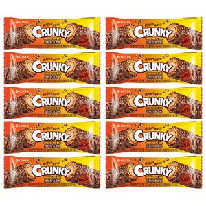 롯데웰푸드 크런키 초코바, 30g, 10개