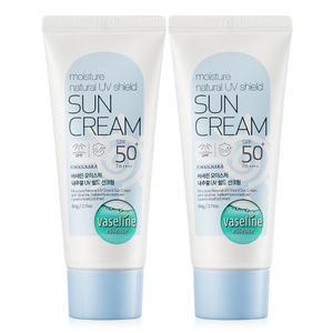바세린 UV 쉴드 선크림 SPF50+PA++++ 60ml 2개/3개 택/대용량 핸드크림 바디로션