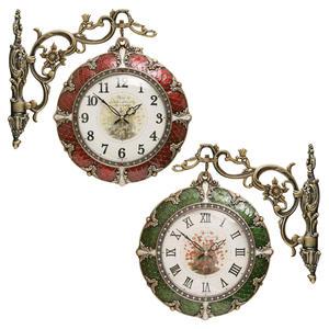 [국산] 고품격 엔틱 양면시계 KM-786 집들이 결혼 신혼 개업 선물 벽시계 앤틱시계