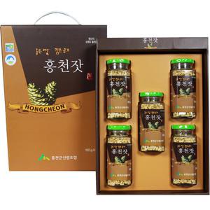 홍천군산림조합 홍천잣 150g*5 잣 국산잣