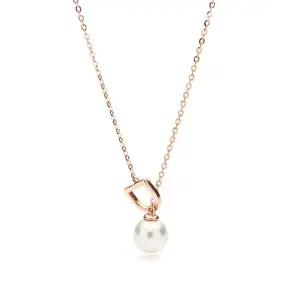 [도로시] 14k 센서빌D 토글 체인 스와진주 롱 목걸이