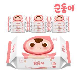 [순둥이]nBC-01 /베이직 무향엠보싱 캡형 80매 10팩