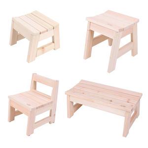 편백나무 히노끼 욕실의자 주방 발디딤대 목욕의자 스툴