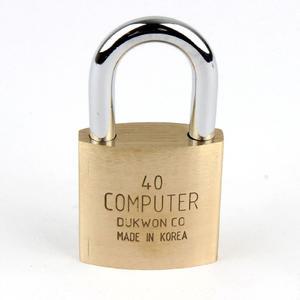 덕원 40mm 신주 황동 자물쇠 열쇠 마스터키제작가능