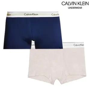 캘빈클라인 정품 남자 팬티 드로즈 세트 오트밀 네이비