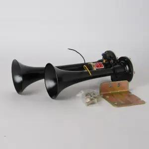 한국산 에어혼 쌍나팔 기원전자 블랙 DC12V 24V 2종