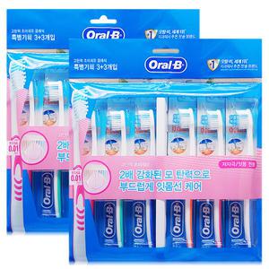 오랄비 고탄력 초미세모 잇몸선케어 칫솔 12개