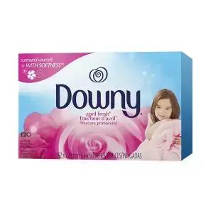 다우니 건조기시트 섬유유연제 향기 드라이 에이프릴120매 스타일러