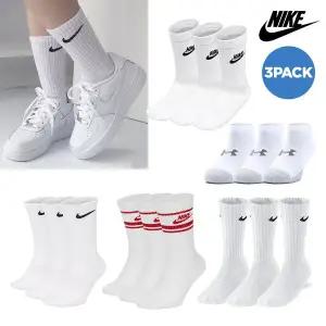 [나이키][무료배송] 나이키 에브리데이 쿠션 크루 3팩 양말 남성양말 여성양말 택일 (SX4508)