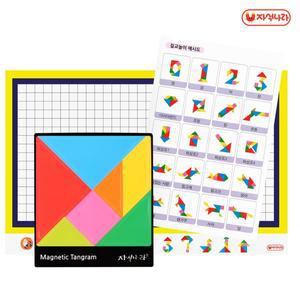 [자석나라]NEW 휴대 자석 칠교놀이 (도형놀이/수학교구/사고력)