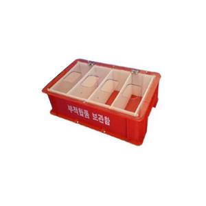 아크릴101 4구/부적합품보관함/불량품/폐기물/공구박스/플라스틱박스