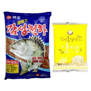 감성천하10개 압맥10개 집어제 세트 - 밑밥크릴 감성돔밑밥 백크릴