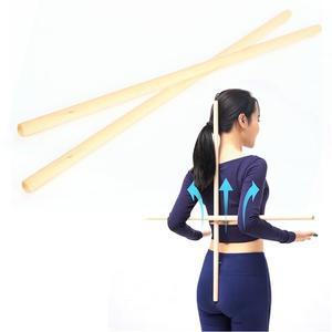 [트로비스]트윈 스트레칭바 1세트(2개) 요가봉 목봉 나무봉