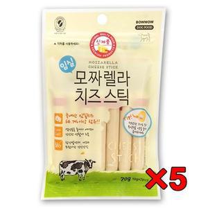 바우와우 모짜렐라 치즈 소세지 70g(7p) x5