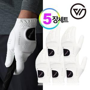 [골프웰] 남성 극세사원단 골프장갑 5장 1세트 GW-GV02
