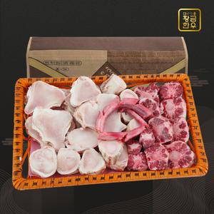 [황금한우] 한우 프리미엄보신세트2호(알꼬리+사골4kg) 알꼬리=소꼬리/명절/선물세트