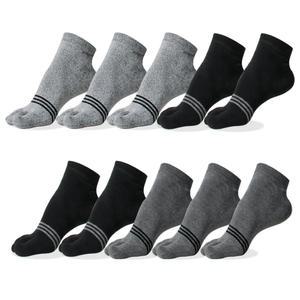 신사 면100 쿨 가로세줄 발가락 단목/중목/장목 양말_10족[기능성 면양말]