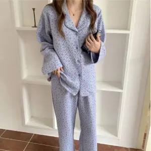 [보리보리/보리맘]누비 체리 겨울 잠옷 세트 여성 파자마 set