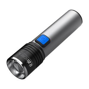 배터리 일체형 USB 충전식 T6 LED 자전거 전조등