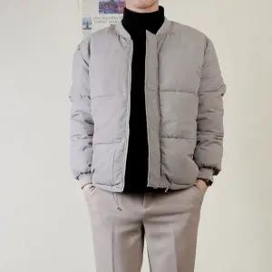 [프랭키뉴욕]프랭키뉴욕 남자 숏패딩 겨울 점퍼 정장 남성 30대 오버핏 코디 발수코팅 화이트 베이지 그레