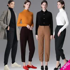 [GS특가][르오트(LeOT)] 실루엣 모던 울블렌디드 조거팬츠-사이즈 55~88다양