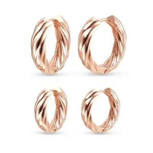 [도로시] 14k 웨이브 스톰 링귀걸이_소