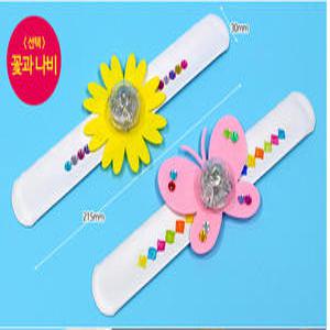 [더원사이언스] LED 터치팔찌(공룡/꽃과나비) (규격 선택)(6인 세트)/과학교구