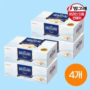 갤러리아 빙그레 THE 엑설런트 오리지널 아이스크림 4개