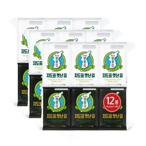 [성경김본사] 지도표맛난김 재래 도시락김 4g 12봉x3개(총36봉)