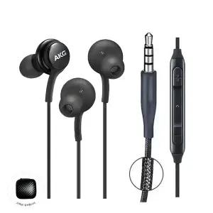 삼성 AKG 이어폰 정품 갤럭시 S8 S9 S10 노트8 노트9 귀안아픈 커널형 3.5파이 유선이어폰 + 파우치