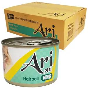테비 아리캔 참치 헤어볼 160g 24개 /고양이간식,통조림,캔