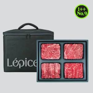 [롯데백화점]선비한우 1++9 최고등급 한우세트(1.6kg,등심+불고기+국거리+장조림,각400g)